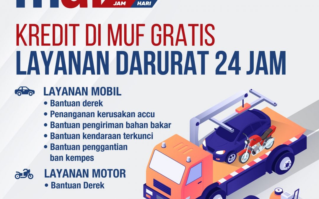 Kredit di MUF Gratis Layanan Darurat 24 Jam