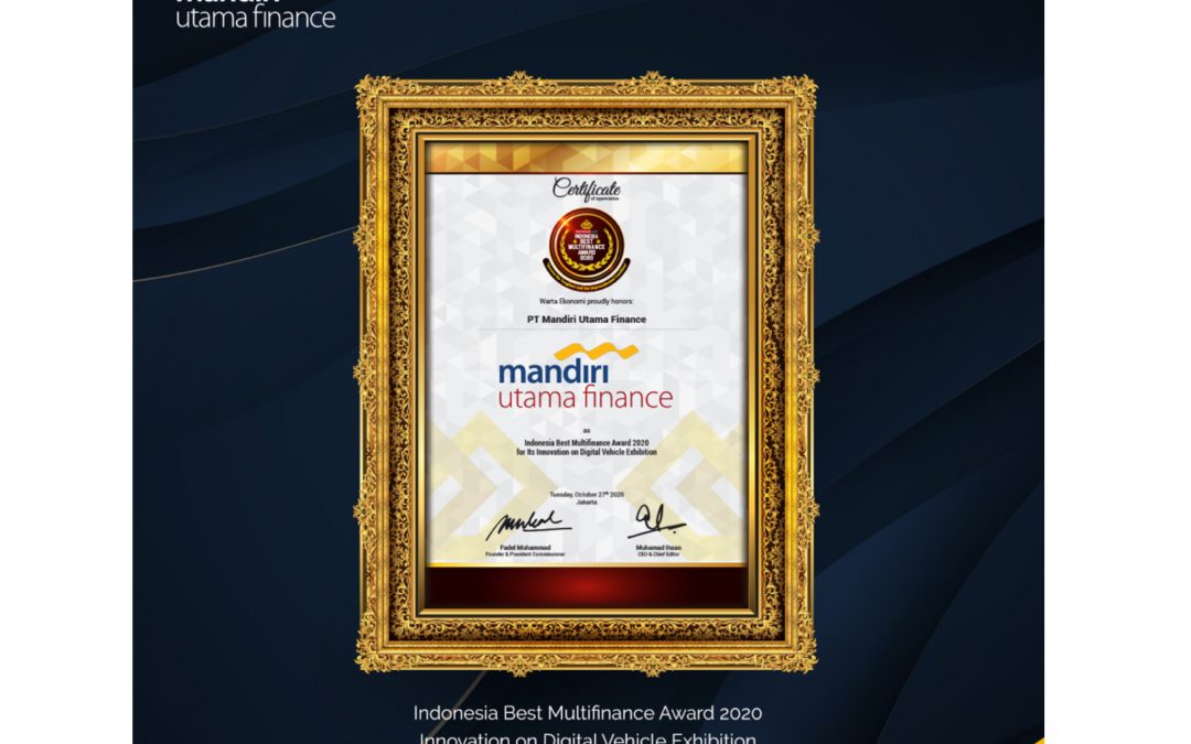 Mandiri Utama Finance Raih Penghargaan: Indonesia Best Multifinance Award 2020