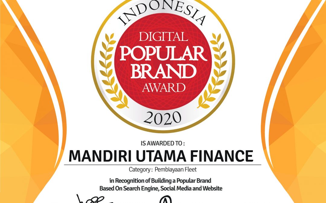Indonesia Digital Popular Brand Award 2020 dari  Info Brand