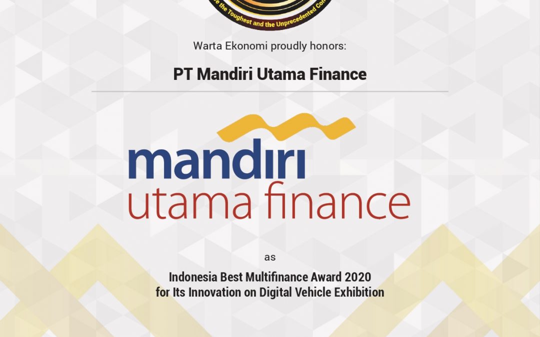 Indonesia Best Multifinance Award 2020 dari Warta Ekonomi