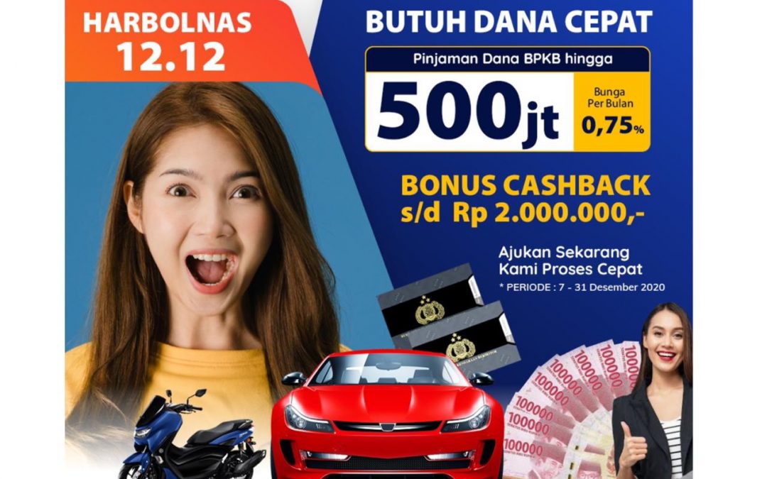 Pinjaman Dana, Cash Back sd 2juta: Promo Harbolnas 12.12