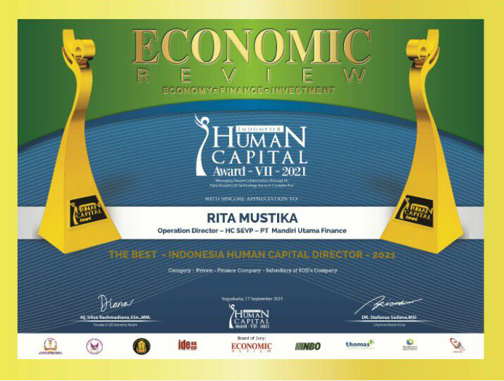 The Best Indonesia Human Capital Director – Human Capital Award 2021 dari Economic Review