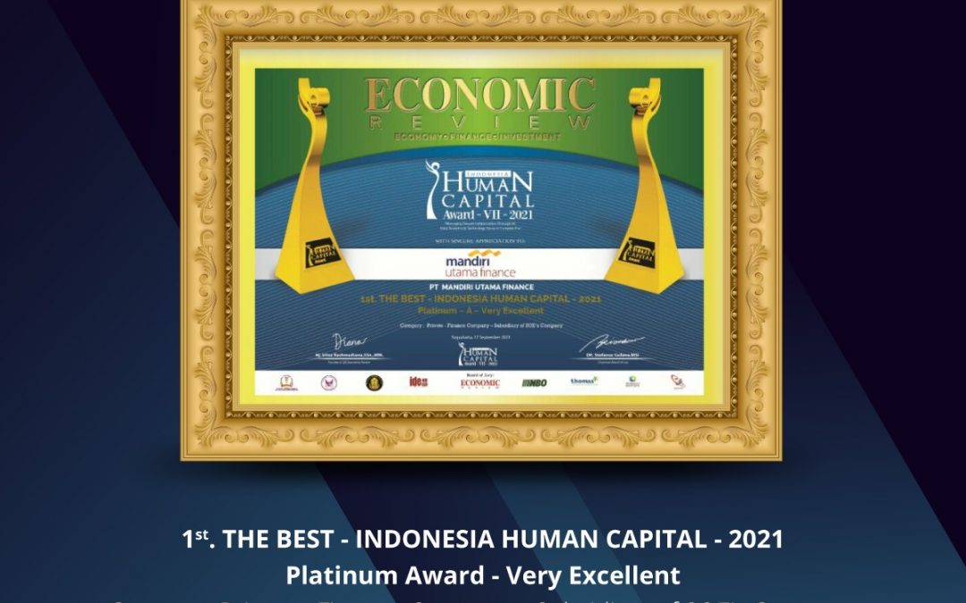 Mandiri Utama Finance Raih Penghargaan: Indonesia Human Capital Award 2021