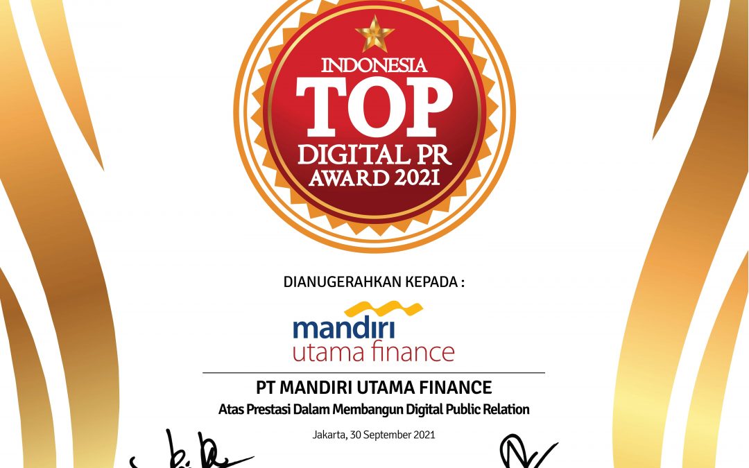 Indonesia Top Digital PR Award 2021 dari InfoBrand.id