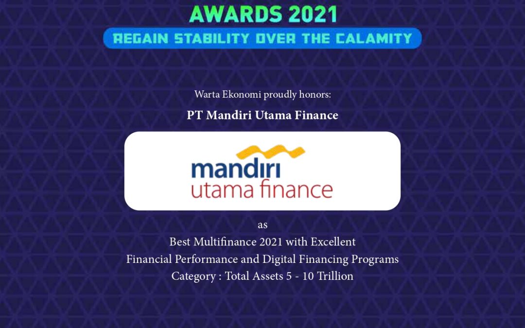 Indonesia Best Multifinance Awards 2021 dari Warta Ekonomi