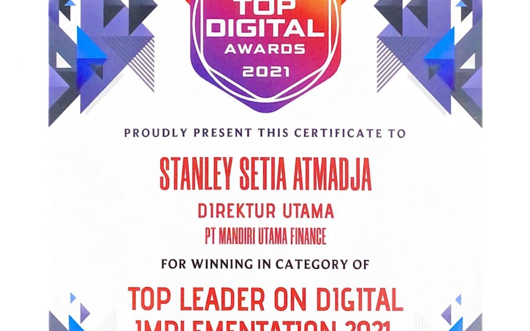 Top Leader on Digital Implementation – Top Digital Awards 2021 dari It Works