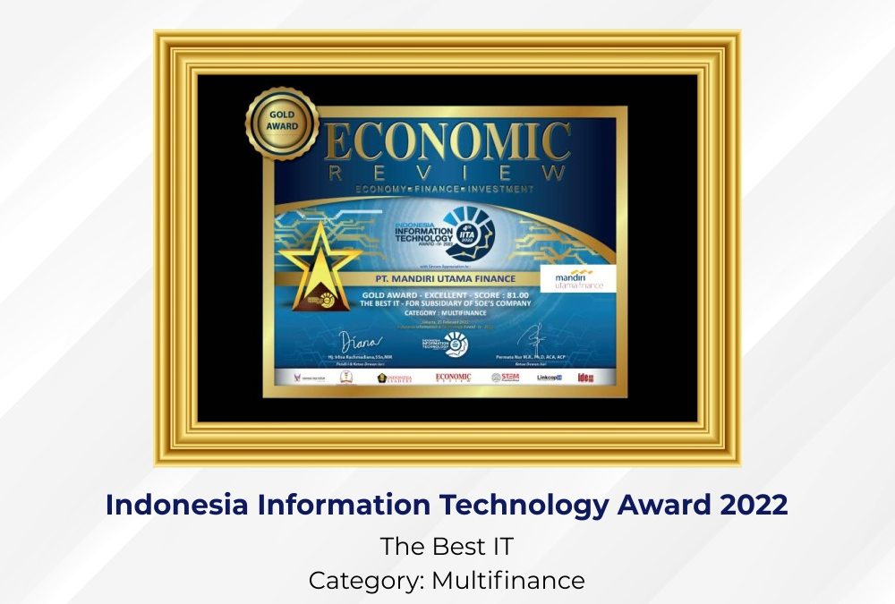Mandiri Utama Finance Raih Penghargaan: Indonesia Information Technology Award 2022