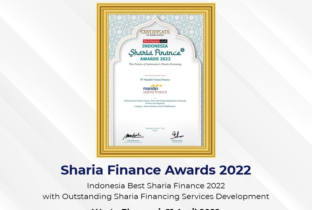 Mandiri Utama Finance Raih Penghargaan: Sharia Finance Awards 2022