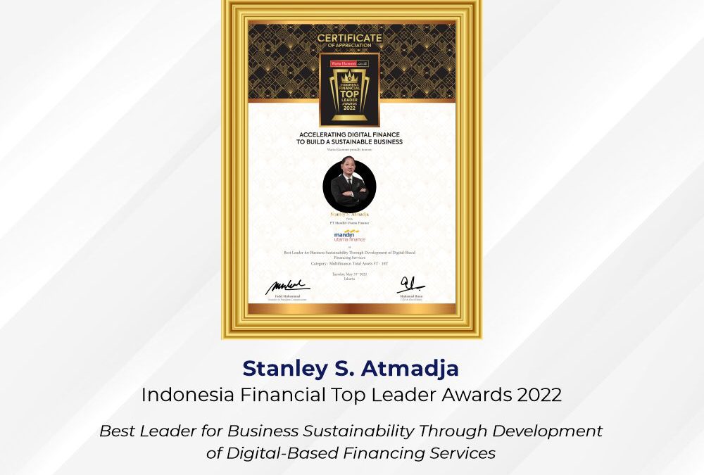 Mandiri Utama Finance Raih Penghargaan: Indonesia Financial Top Leader Awards 2022