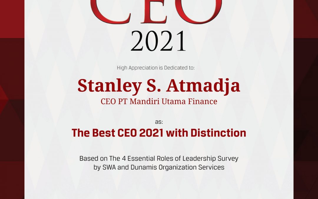 Indonesia Best CEO Award 2021 dari SWA