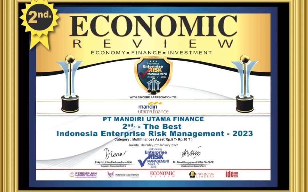 Indonesia Enterprise Risk Management Award 2023 dari Economic Review