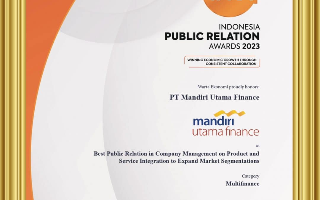 Indonesia Public Relation Awards 2023 dari Warta Ekonomi