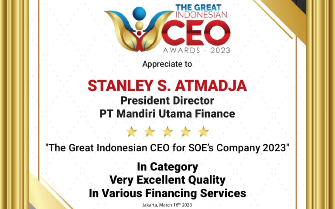 The Great Indonesian CEO Awards 2023 dari Wise Leaders