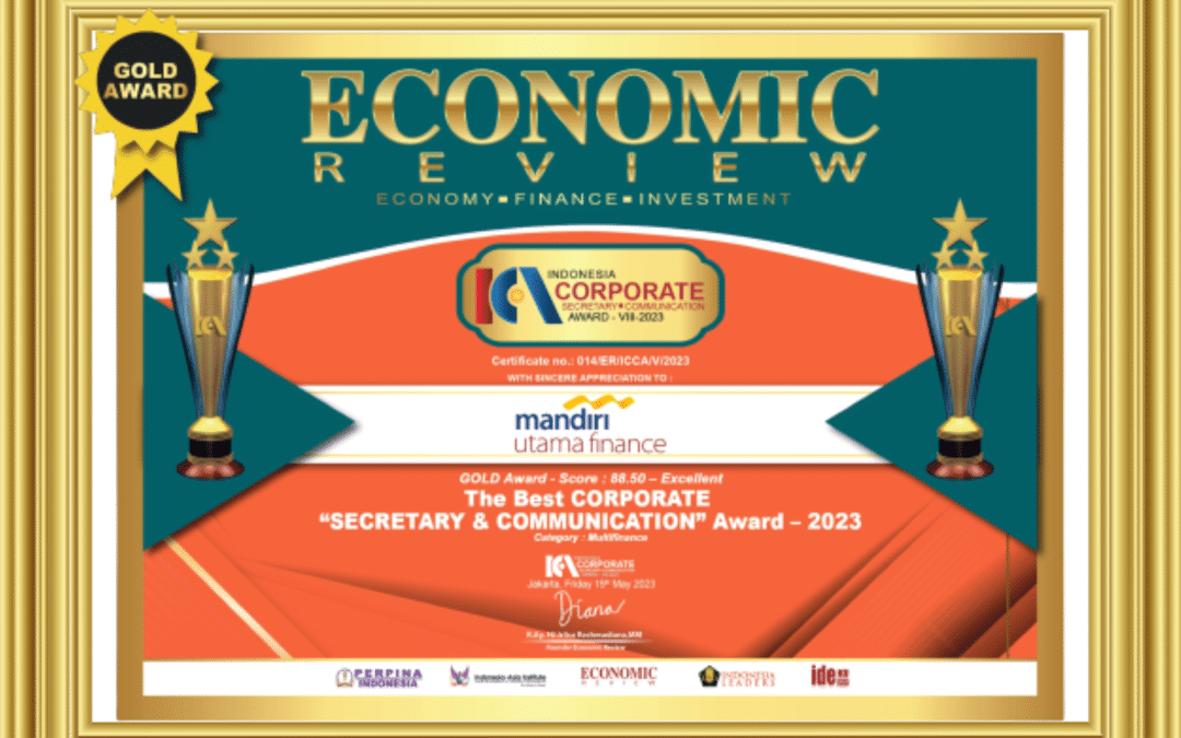 Indonesia Corporate Secretary & Communication Award 2023 dari Economic Review