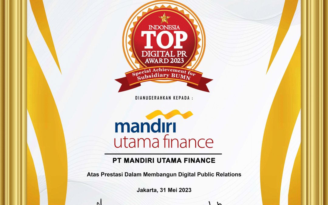 Indonesia Top Digital PR Award 2023 dari Info Ekonomi