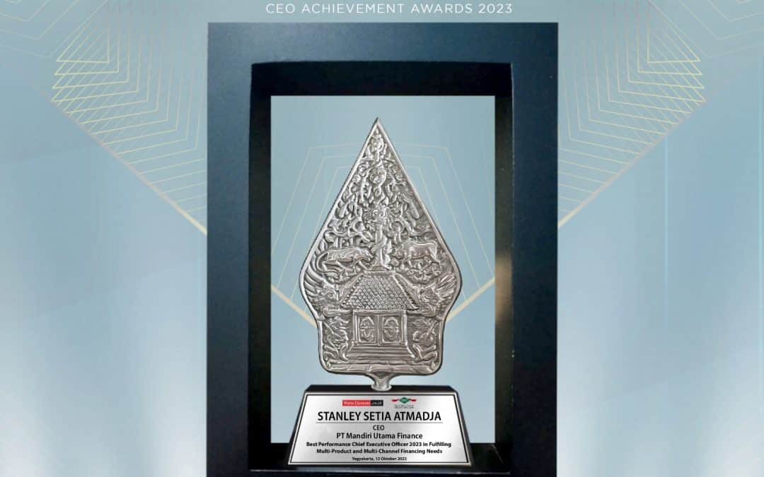 Mandiri Utama Finance Raih Penghargaan: CEO Achievement Awards 2023