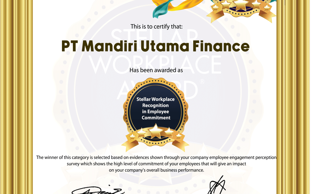 Stellar Workplace Award 2023 dari Kontan Business – Employee Commitment