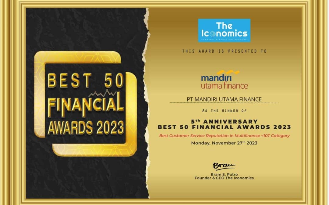 Best 50 Financial Awards 2023 dari The Iconomics