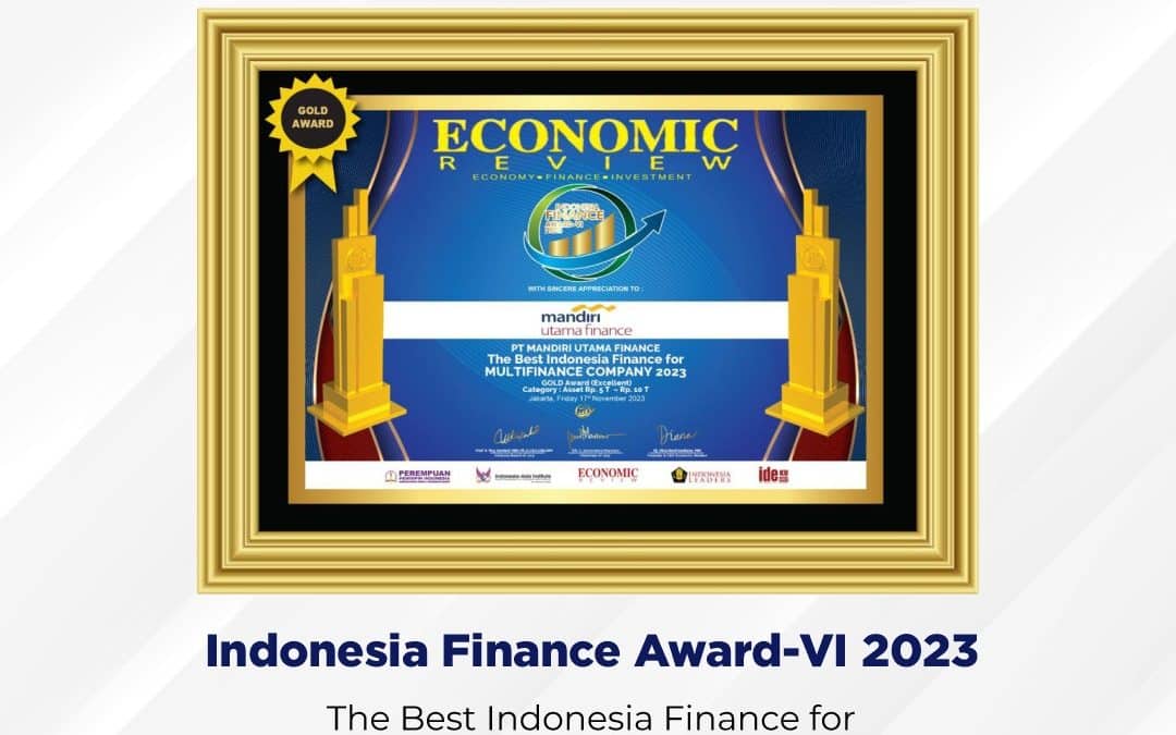 Mandiri Utama Finance Raih Penghargaan:  Indonesia Finance Award 2023