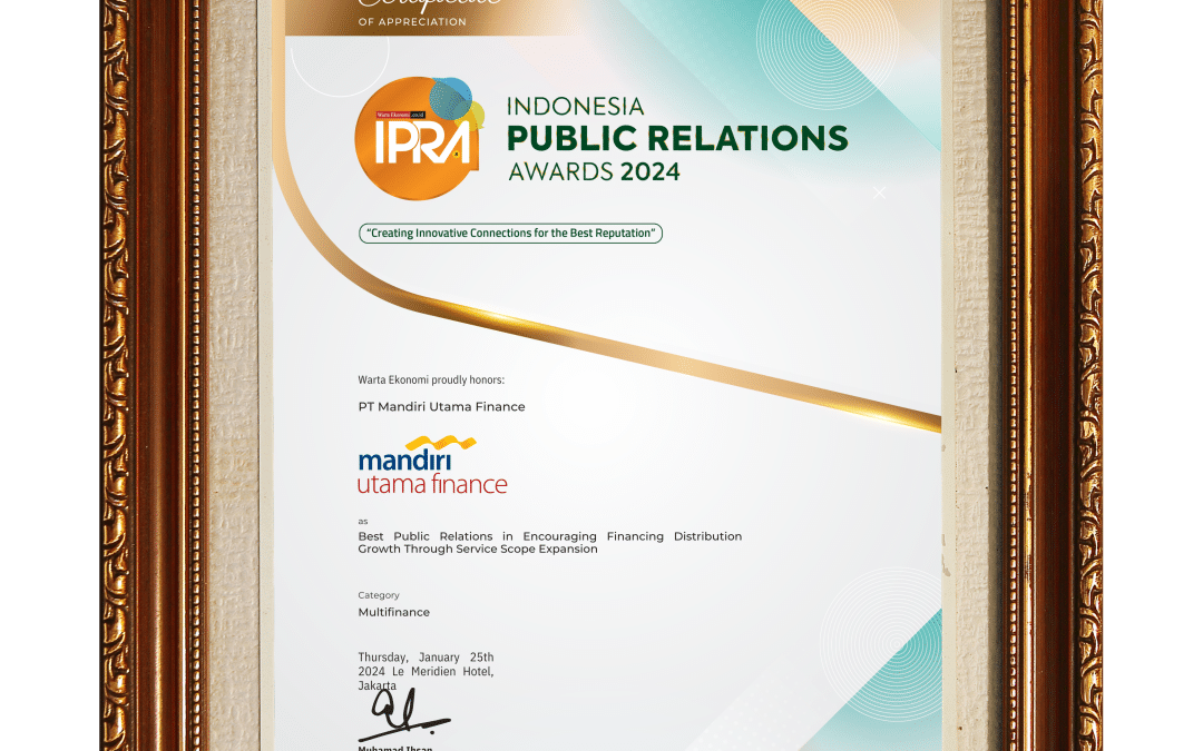 Indonesia Public Relations Awards 2024 dari Warta Ekonomi