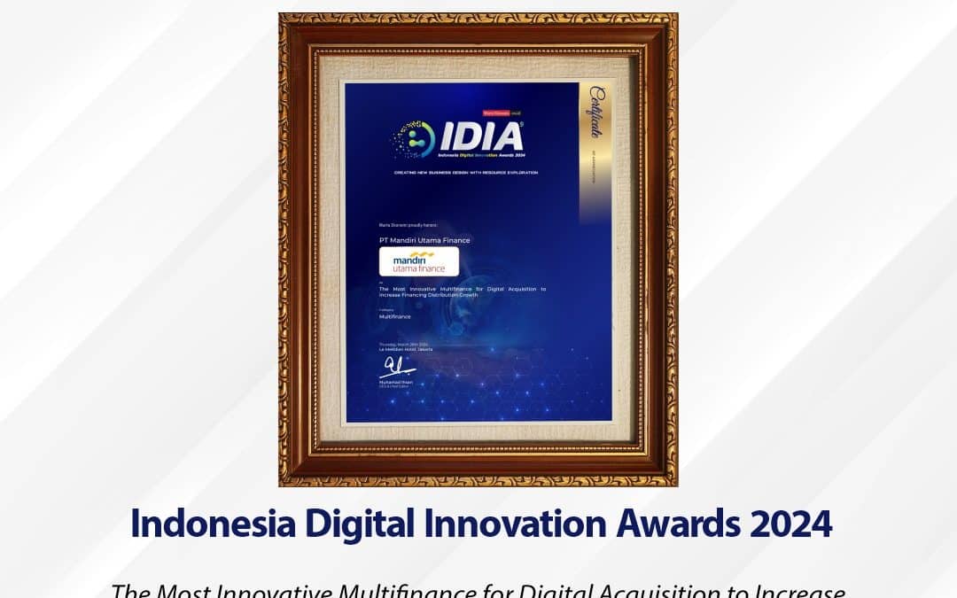 Mandiri Utama Finance Raih Penghargaan: Indonesia Digital Innovation Awards 2024