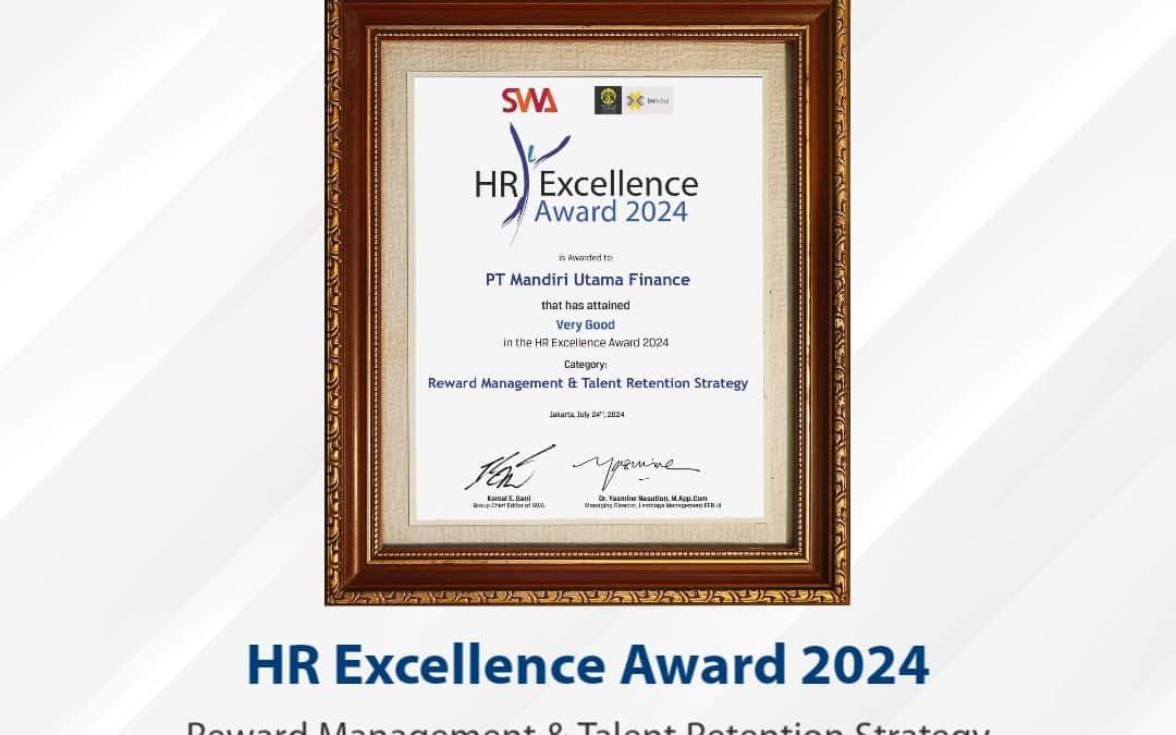 Mandiri Utama Finance Raih Penghargaan: HR Excellence Award 2024