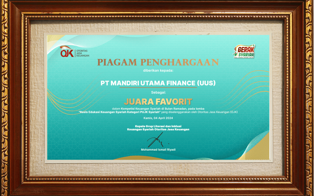 Juara Favorit Kompetisi Keuangan Syariah dari OJK