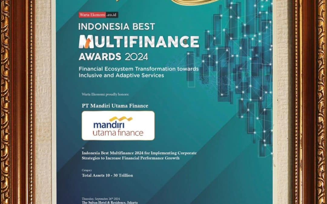 Indonesia Best Multifinance Awards 2024 dari Warta Ekonomi.co.id