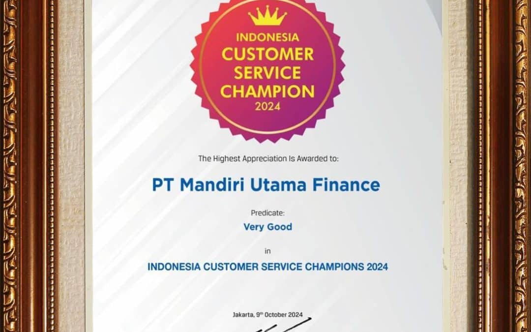 Indonesia Customer Service Champion 2024 dari Majalah SWA dan Business Digest