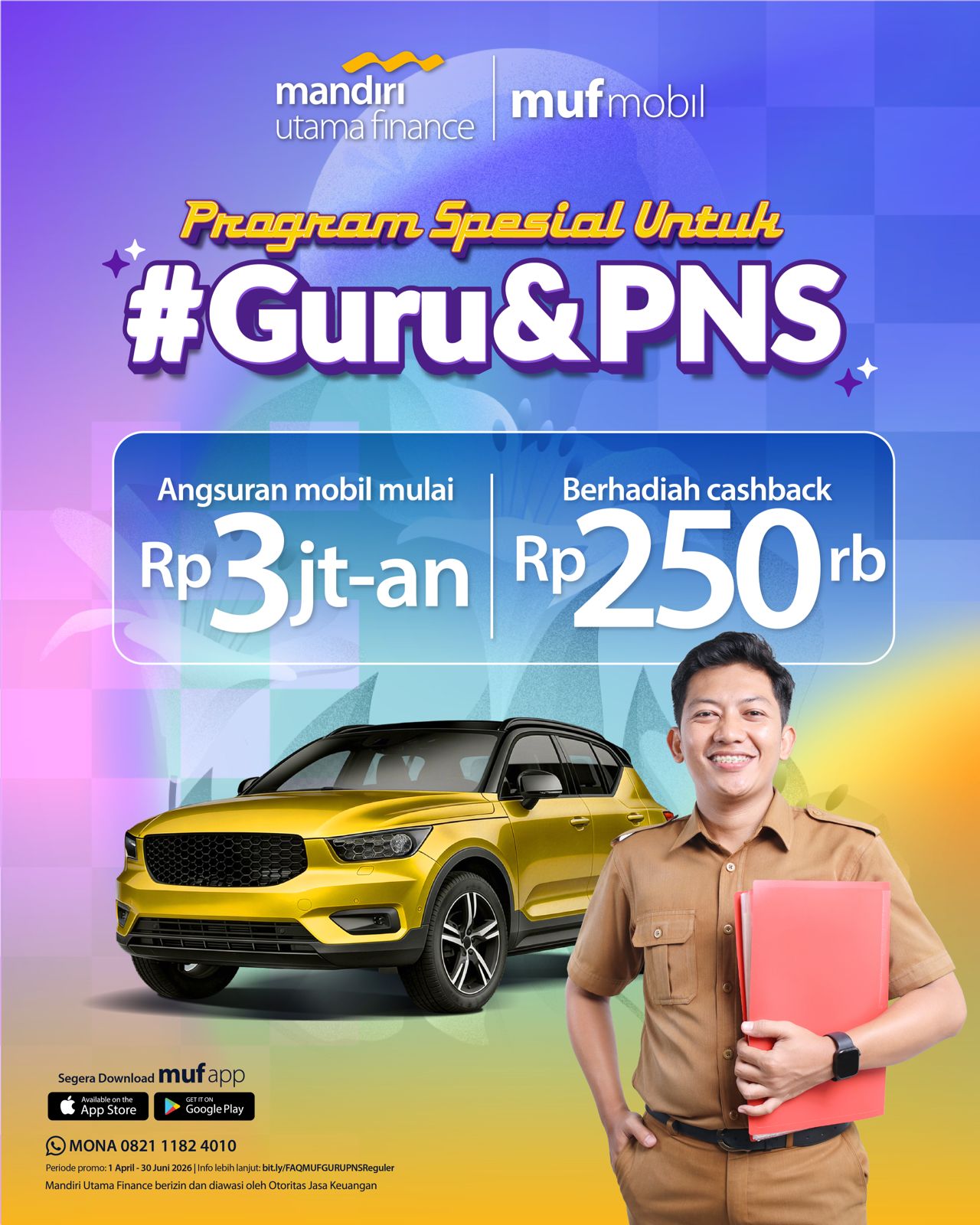 Pembiayaan Kendaraan Mobil Baru Mandiri Utama Finance