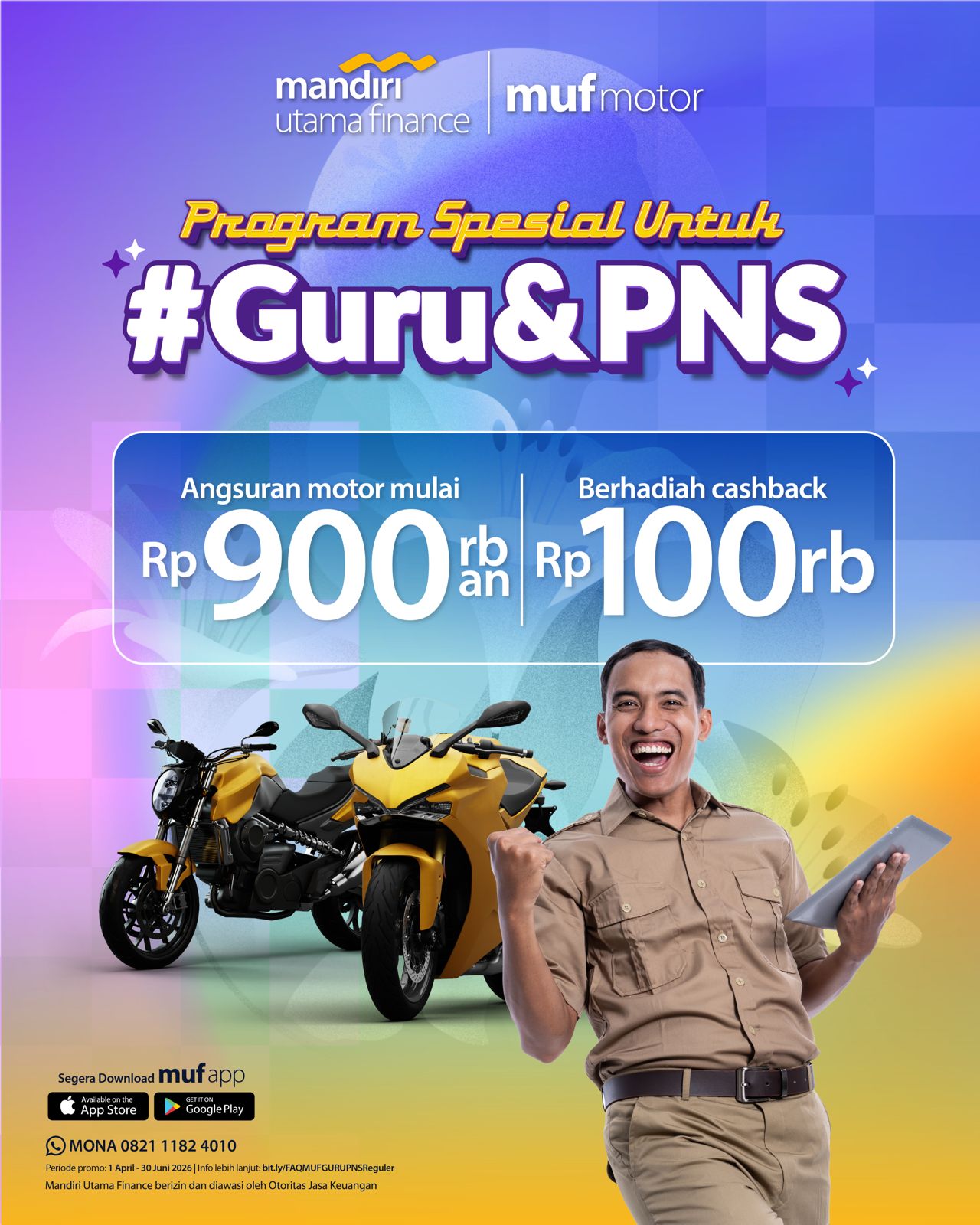 Mandiri Utama Finance Pembiyaan Kendaraan Motor Baru